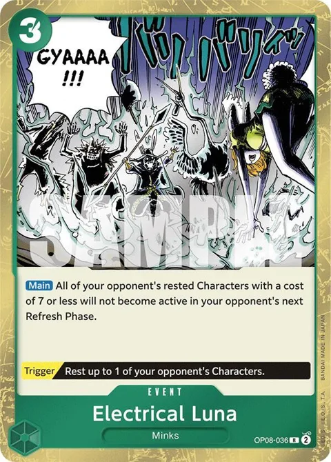 Electrical Luna OP08-036 One Piece card from Two Legends