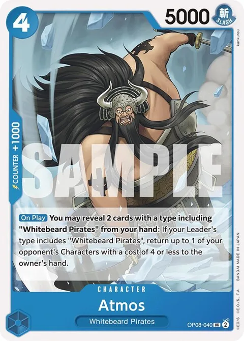 Atmos OP08-040 One Piece card from Two Legends
