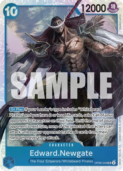 Edward.Newgate OP08-043 One Piece card from Two Legends