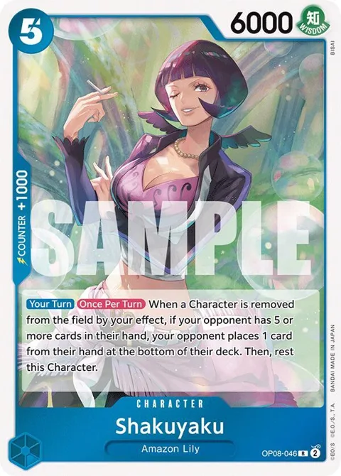 Shakuyaku OP08-046 One Piece card from Two Legends