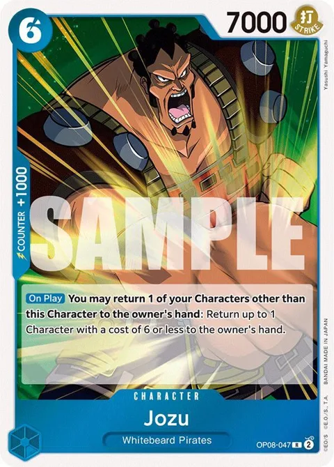 Jozu OP08-047 One Piece card from Two Legends