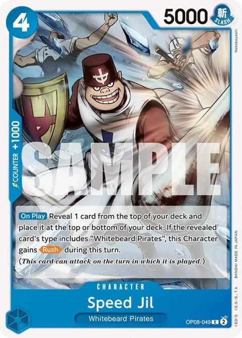 Speed Jil OP08-049 One Piece card from Two Legends