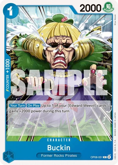 Buckin OP08-051 One Piece card from Two Legends