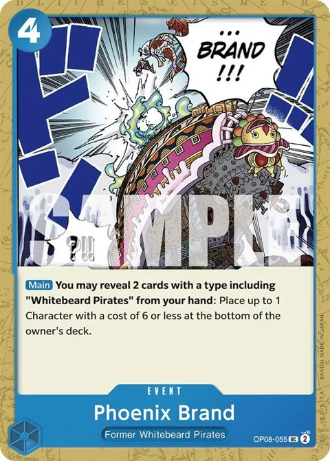 Phoenix Brand OP08-055 One Piece card from Two Legends
