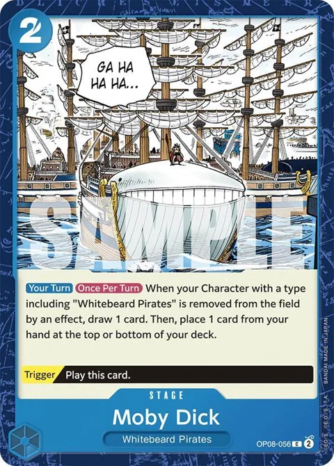 Moby Dick OP08-056 One Piece card from Two Legends
