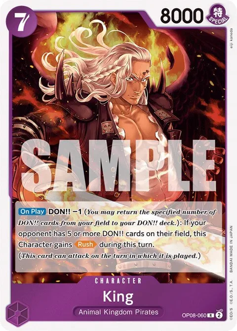 King OP08-060 One Piece card from Two Legends