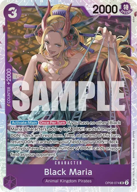 Black Maria OP08-074 One Piece card from Two Legends
