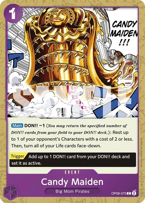 Candy Maiden OP08-075 One Piece card from Two Legends