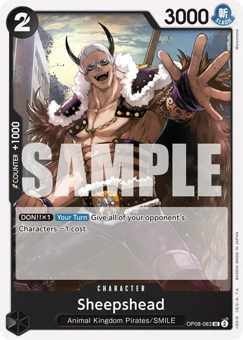 Sheepshead OP08-083 One Piece card from Two Legends
