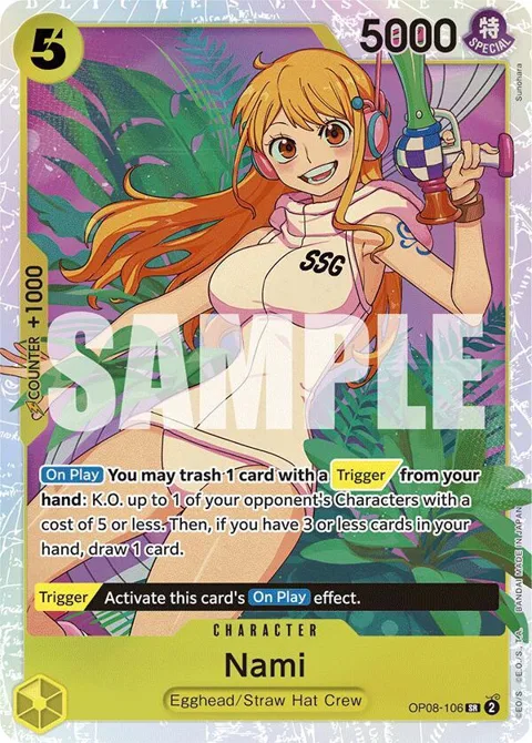 Nami OP08-106 One Piece card from Two Legends