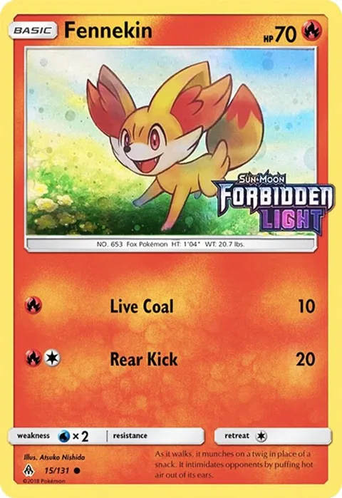 Fennekin - 15/131 Toys R' Us Promo #15/131 Holofoil Pokémon card from SM Promos