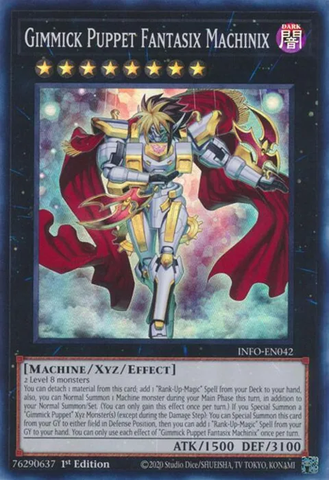 Gimmick Puppet Fantasix Machinix INFO-EN042 Yu-Gi-Oh card from The Infinite Forbidden