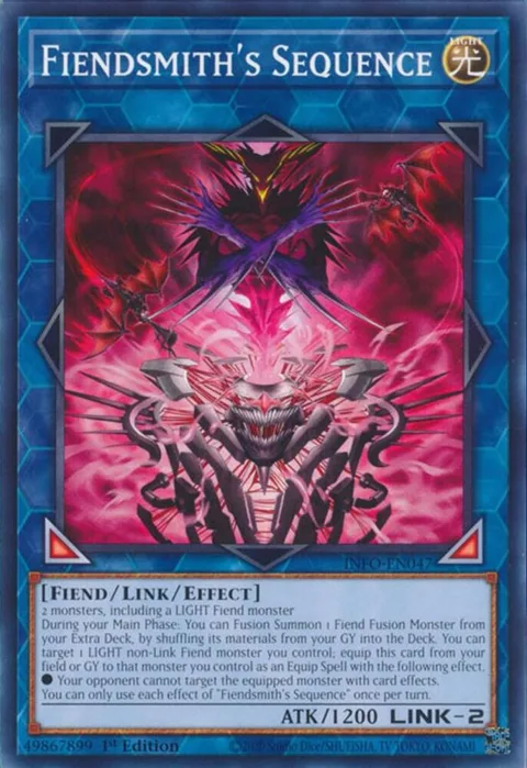 Fiendsmith's Sequence INFO-EN047 Yu-Gi-Oh card from The Infinite Forbidden