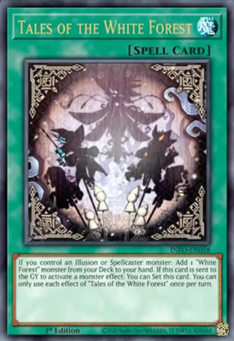Tales of the White Forest INFO-EN058 Yu-Gi-Oh card from The Infinite Forbidden