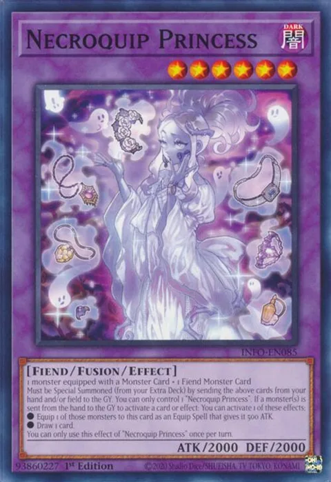 Necroquip Princess INFO-EN085 Yu-Gi-Oh card from The Infinite Forbidden