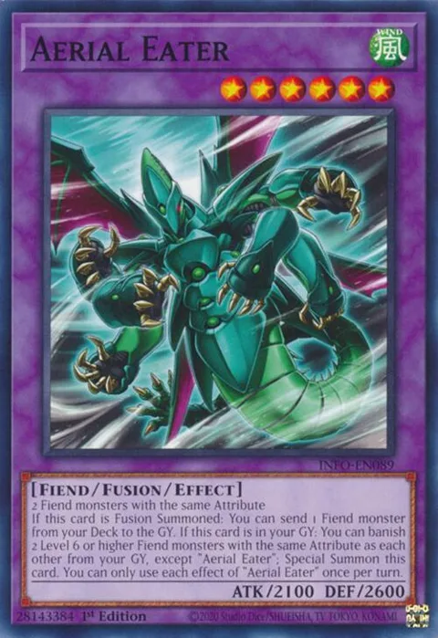 Aerial Eater INFO-EN089 Yu-Gi-Oh card from The Infinite Forbidden