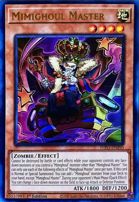Mimighoul Master INFO-EN090 Yu-Gi-Oh card from The Infinite Forbidden