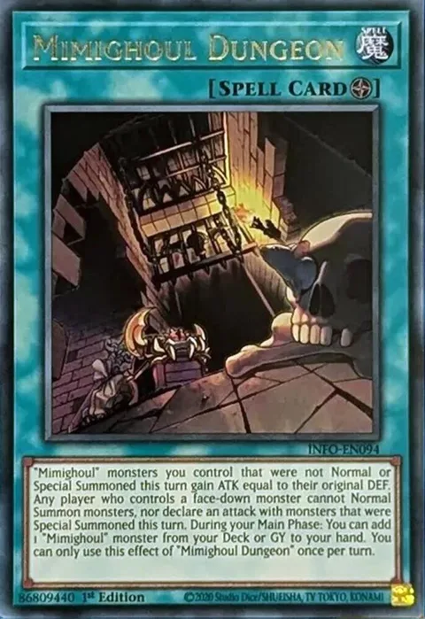 Mimighoul Dungeon INFO-EN094 Yu-Gi-Oh card from The Infinite Forbidden