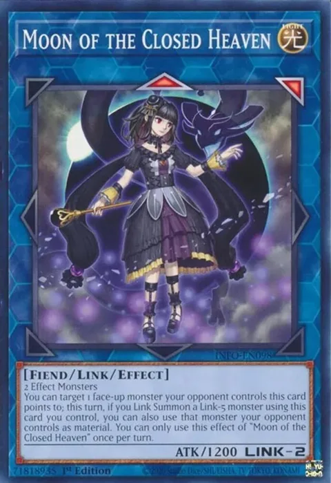 Moon of the Closed Heaven INFO-EN098 Yu-Gi-Oh card from The Infinite Forbidden