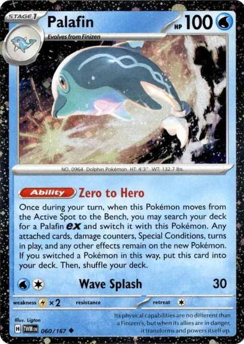 Palafin - 060/167 Cosmos Holo #060/167 Holofoil Pokémon card from Miscellaneous Cards & Products