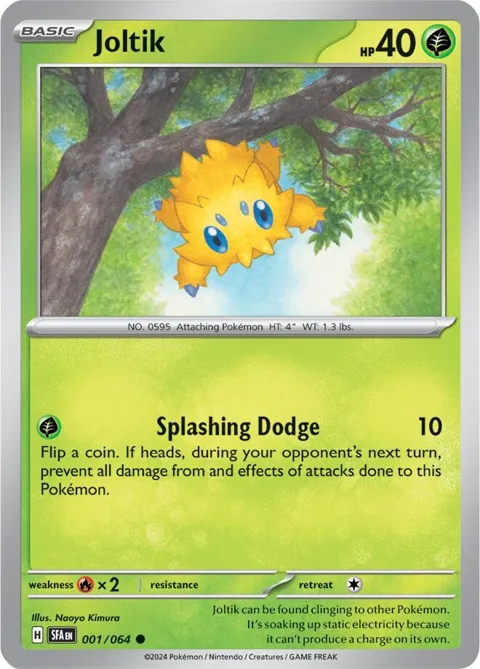 Joltik #001/064 Pokémon card from Shrouded Fable