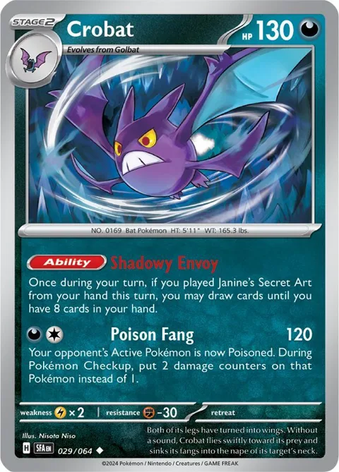Crobat #029/064 Pokémon card from Shrouded Fable