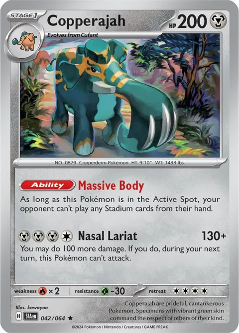 Copperajah #042/064 Holofoil Pokémon card from Shrouded Fable