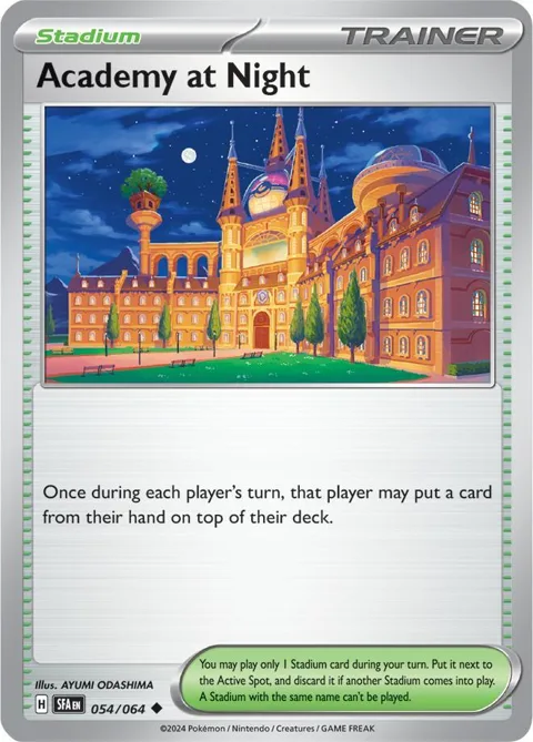 Academy at Night #054/064 Pokémon card from Shrouded Fable
