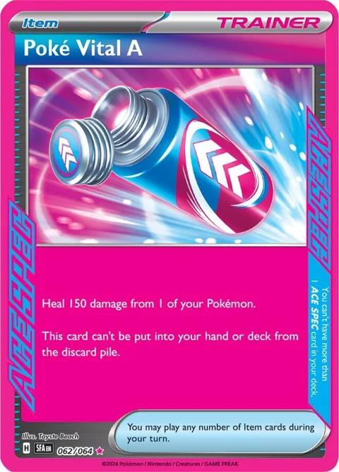 Poke Vital A #062/064 Holofoil Pokémon card from Shrouded Fable