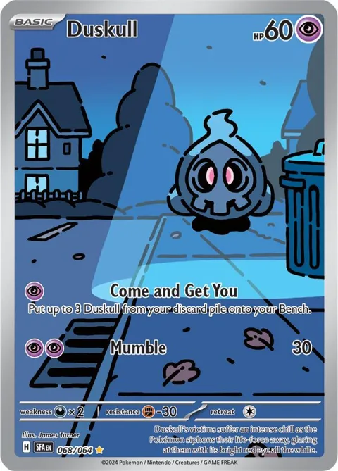 Duskull #068/064 Holofoil Pokémon card from Shrouded Fable