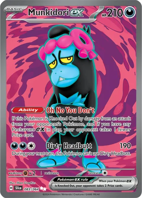 Munkidori ex #083/064 Holofoil Pokémon card from Shrouded Fable