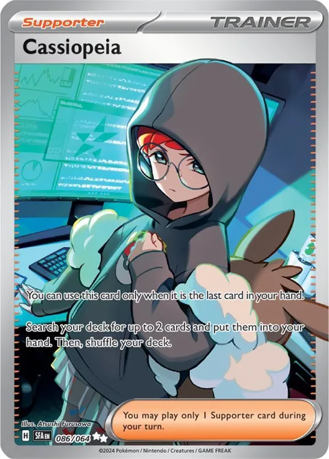 Cassiopeia #086/064 Holofoil Pokémon card from Shrouded Fable