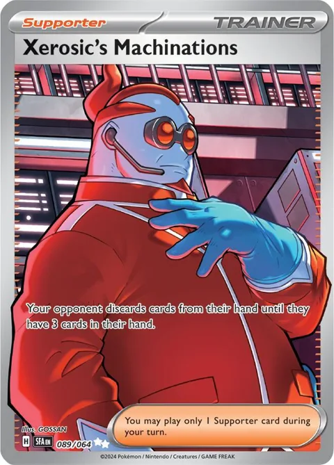 Xerosic's Machinations #089/064 Holofoil Pokémon card from Shrouded Fable