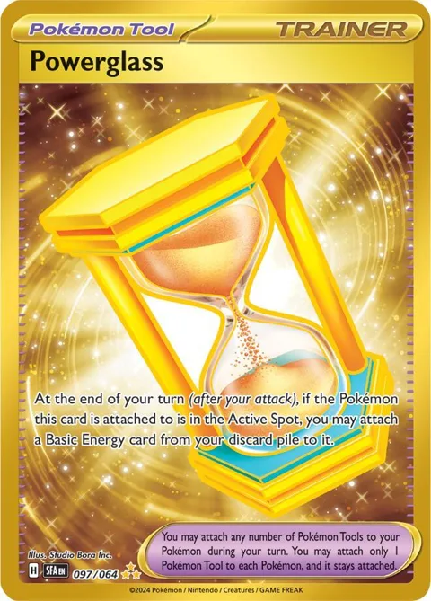 Powerglass #097/064 Holofoil Pokémon card from Shrouded Fable