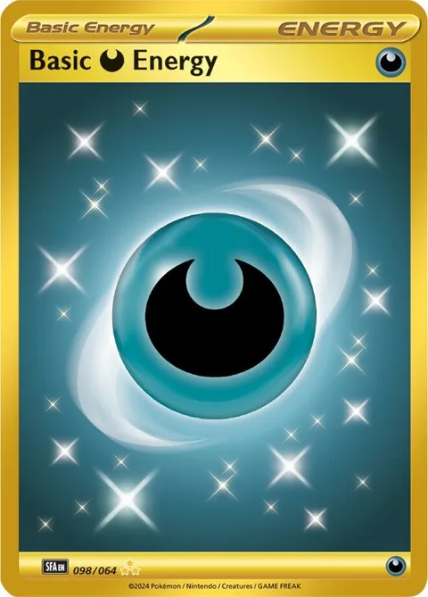 Basic Darkness Energy #098/064 Holofoil Pokémon card from Shrouded Fable