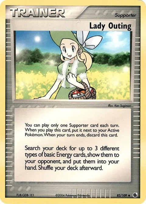 Lady Outing - 83/109 No E-Reader #83/109 Pokémon card from Deck Exclusives