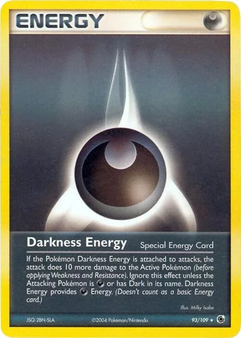 Darkness Energy Special - 93/109 No E-Reader #93/109 Pokémon card from Deck Exclusives
