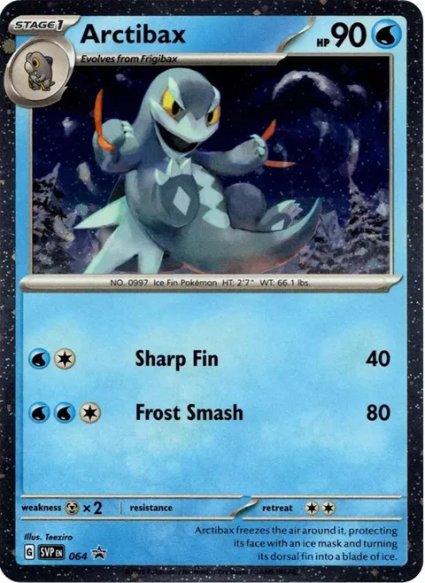 Arctibax - 064 Cosmos Holo #064 Holofoil Pokémon card from Scarlet & Violet Promo Cards