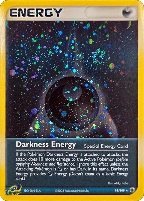 Darkness Energy Special - 93/109 Cosmos Holo #93/109 Holofoil Pokémon card from League & Championship Cards