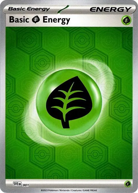 Basic Grass Energy #1 Reverse Holofoil Pokémon card from Shrouded Fable