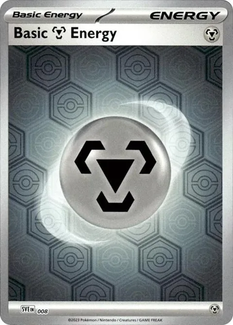 Basic Metal Energy Reverse Holofoil #8 Reverse Holofoil Pokémon card from Shrouded Fable