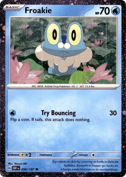 Froakie - 056/197 Cosmos Holo #056/197 Holofoil Pokémon card from Miscellaneous Cards & Products