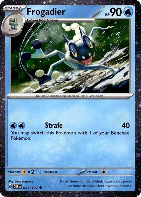 Frogadier - 057/197 Cosmos Holo #057/197 Holofoil Pokémon card from Miscellaneous Cards & Products