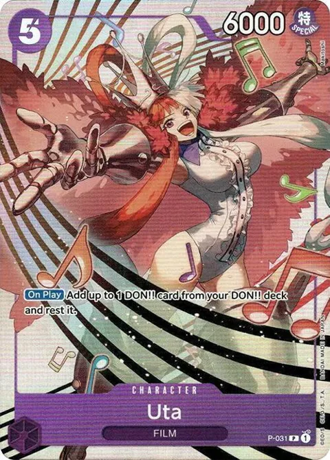 Uta Premium Card Collection -Uta- P-031 One Piece card from One Piece Promotion Cards