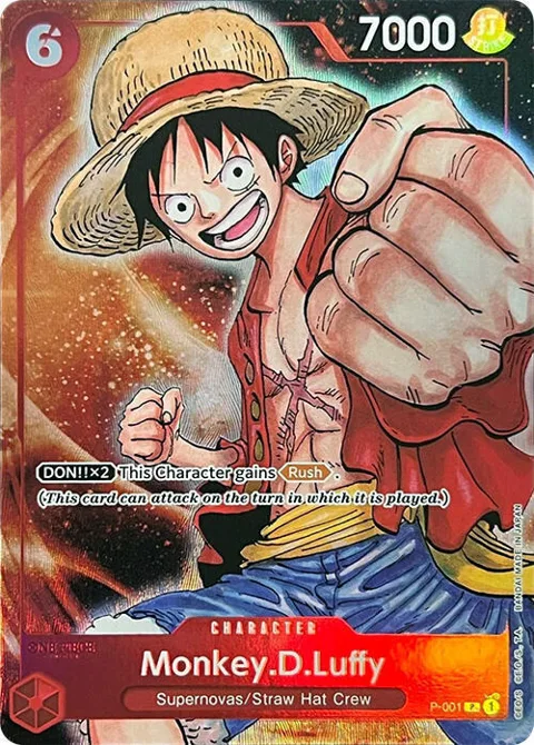 Monkey.D.Luffy Premium Card Collection -BANDAI CARD GAMES Fest. 23-24 Edition- P-001 One Piece card from One Piece Promotion Cards