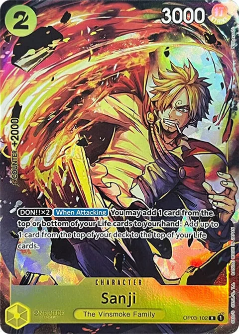 Sanji Premium Card Collection -BANDAI CARD GAMES Fest. 23-24 Edition- OP03-102 One Piece card from One Piece Promotion Cards