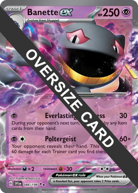 Banette ex #088/198 Holofoil Pokémon card from Jumbo Cards