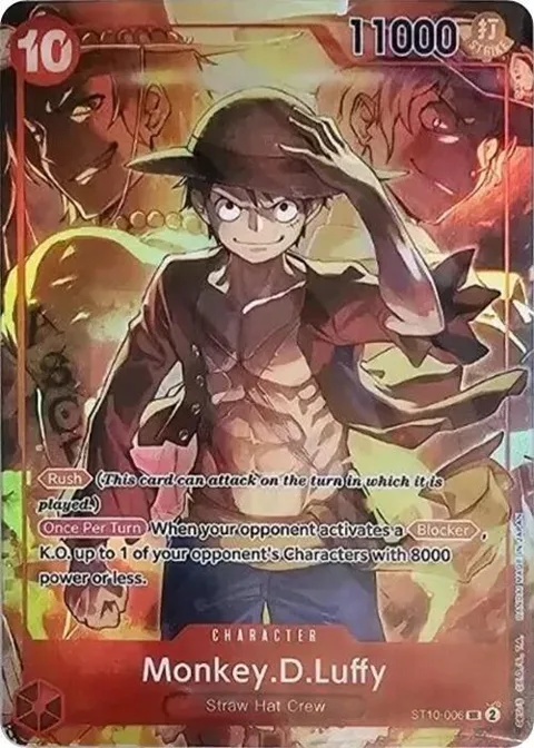 Monkey.D.Luffy Treasure Booster Set ST10-006 One Piece card from One Piece Promotion Cards