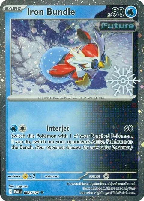 Iron Bundle Holiday Calendar #062/167 Holofoil Pokémon card from Miscellaneous Cards & Products