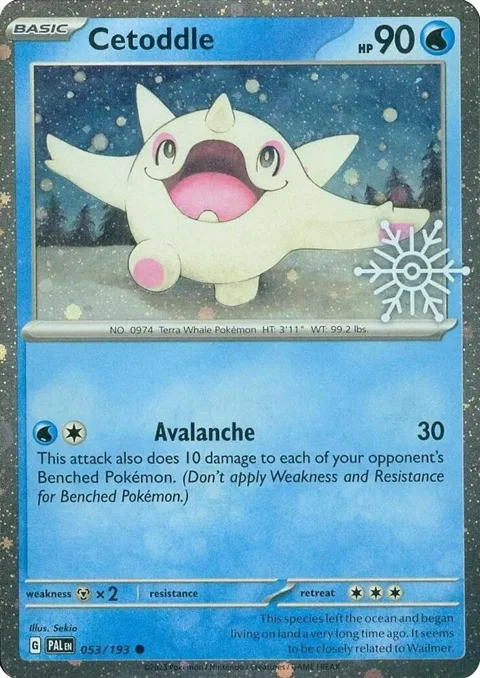 Cetoddle - 053/193 Holiday Calendar #053/193 Holofoil Pokémon card from Miscellaneous Cards & Products